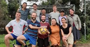 Students-vs-Alumni-Soccer-Match-2021. Campion College Australia.